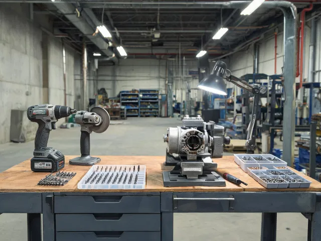 Manufacturing maintenance bench